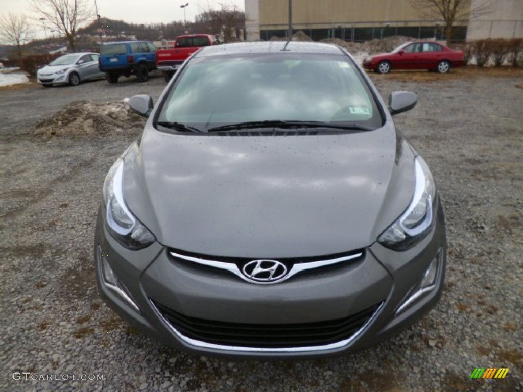 2014 Elantra SE Sedan - Gray / Gray photo #2