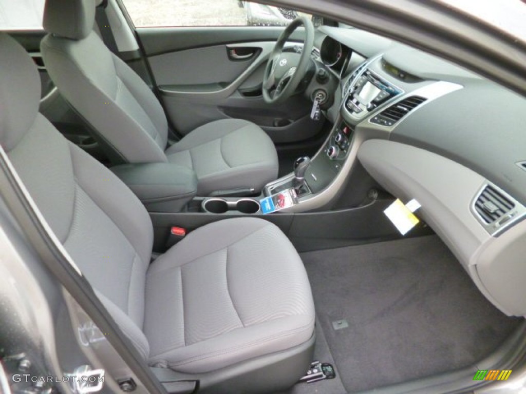 2014 Elantra SE Sedan - Gray / Gray photo #10