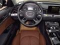 Nougat Brown Dashboard Photo for 2014 Audi A8 #91051536