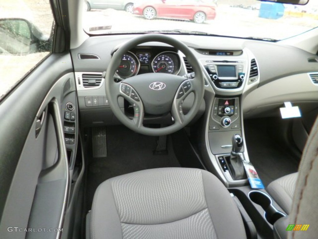 2014 Elantra SE Sedan - Gray / Gray photo #14