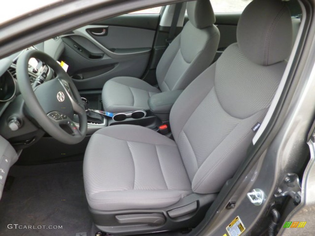 2014 Elantra SE Sedan - Gray / Gray photo #15