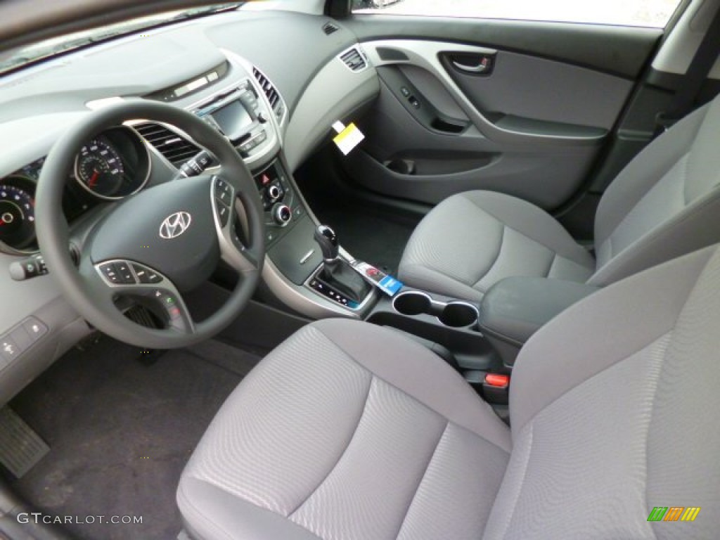 2014 Elantra SE Sedan - Gray / Gray photo #16