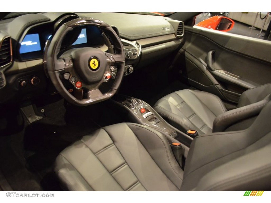 Nero Interior 2014 Ferrari 458 Spider Photo #91051704