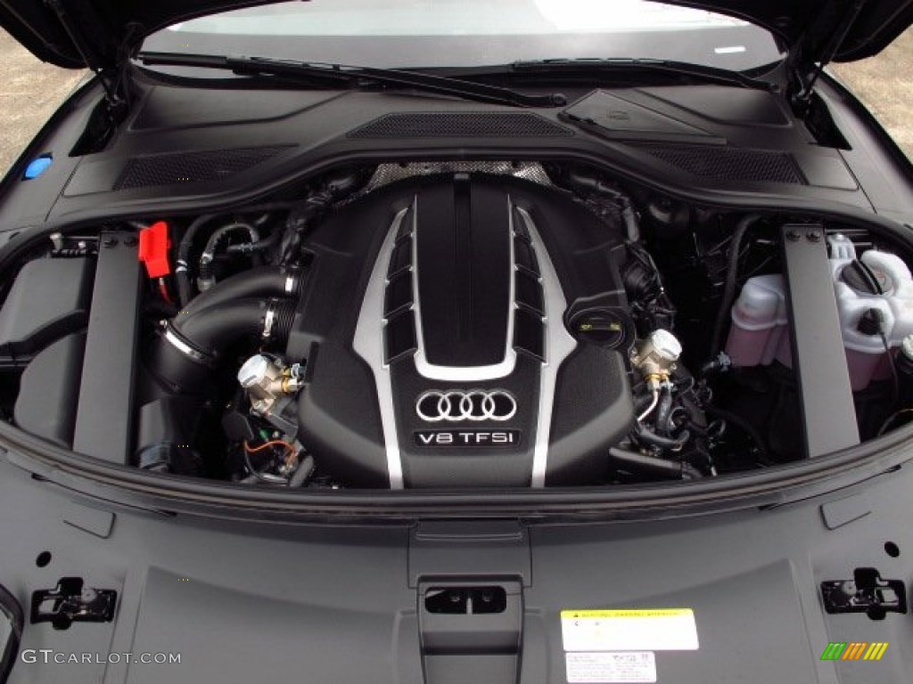 2014 Audi A8 4.0T quattro 4.0 Liter Turbocharged FSI DOHC 32-Valve VVT V8 Engine Photo #91051797