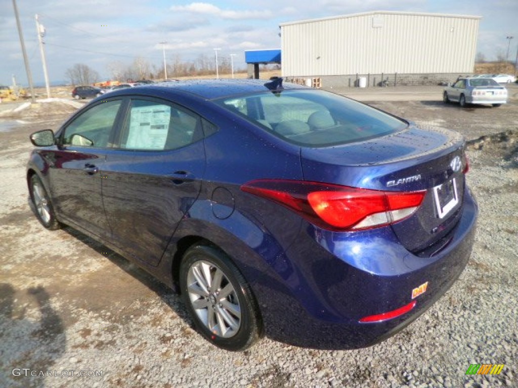 2014 Elantra SE Sedan - Blue / Gray photo #5