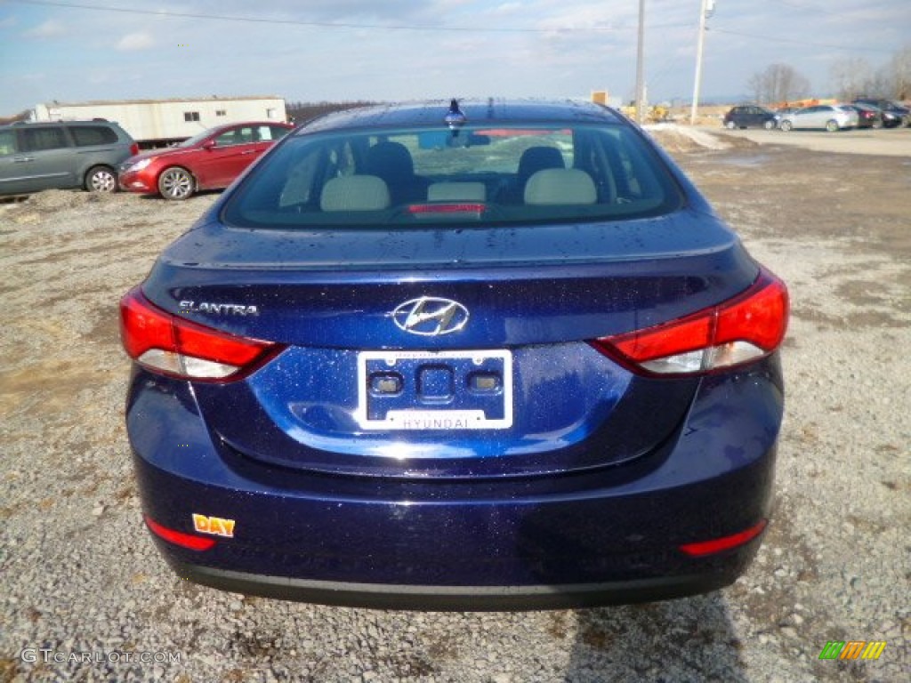 2014 Elantra SE Sedan - Blue / Gray photo #6