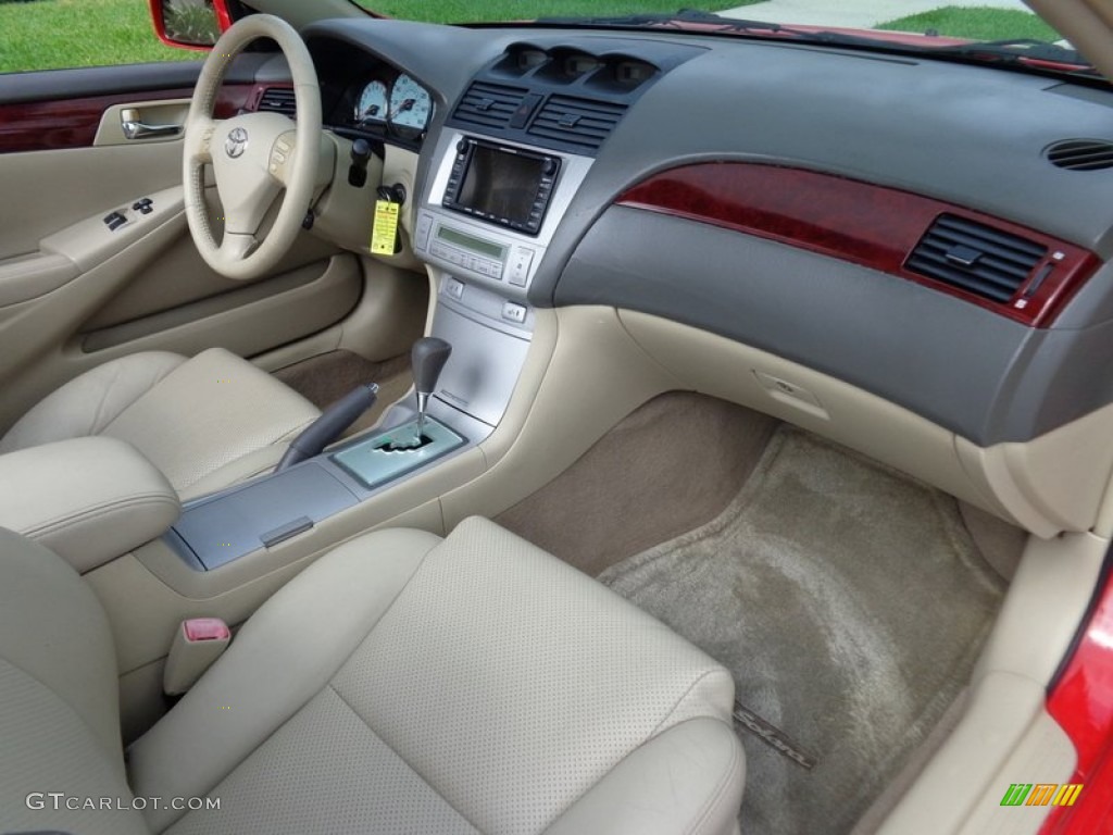 2005 Toyota Solara SLE V6 Convertible Dashboard Photos