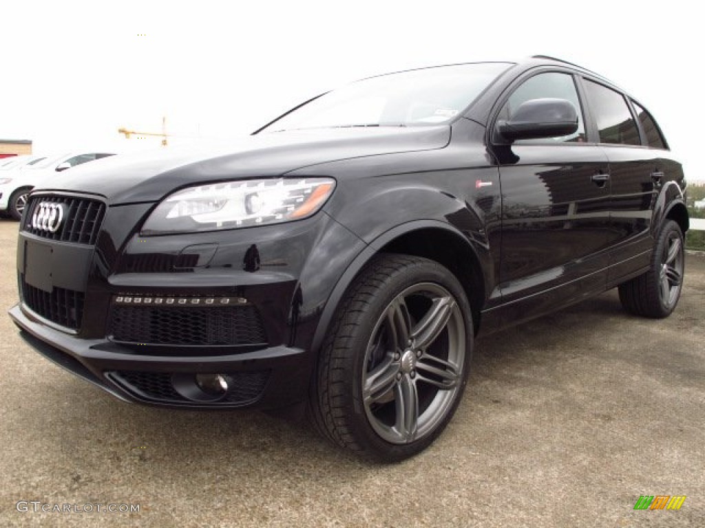 Orca Black Metallic 2014 Audi Q7 3.0 TFSI quattro S Line Package Exterior Photo #91053027