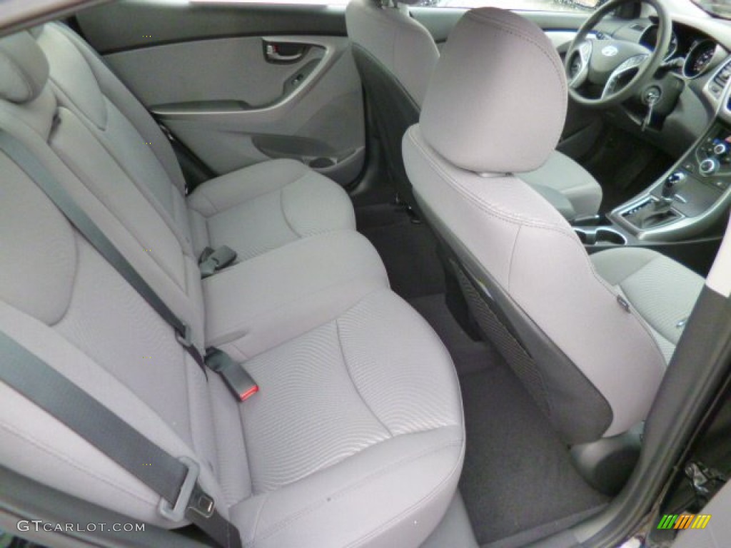 2014 Elantra SE Sedan - Black / Gray photo #12