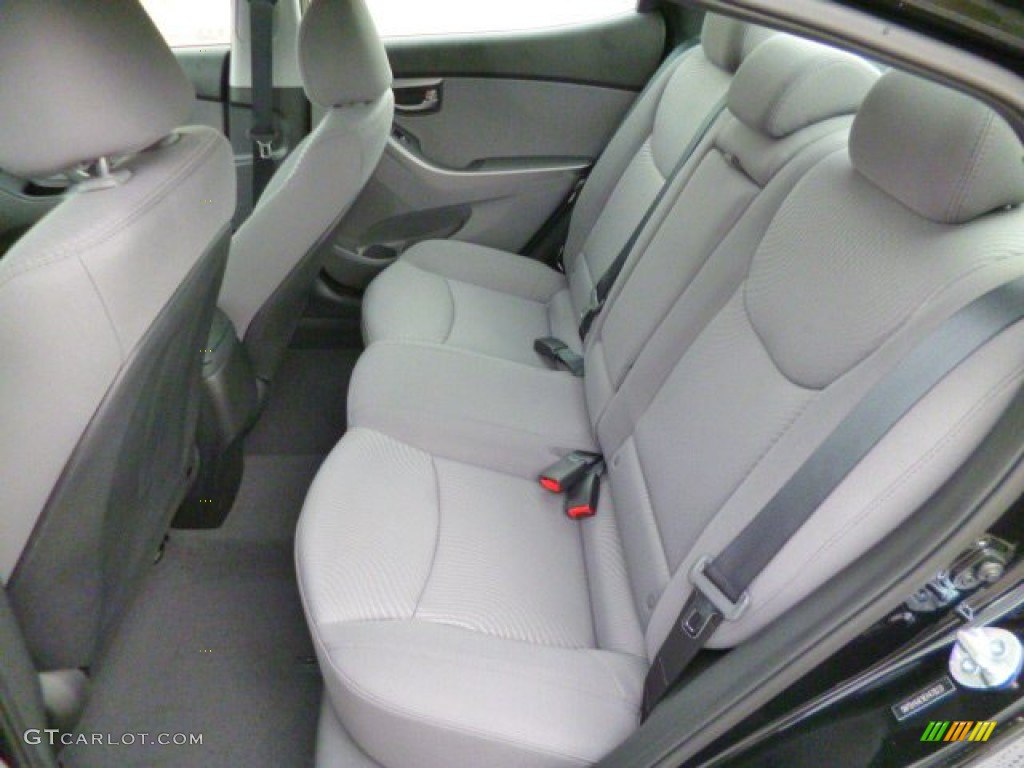 2014 Elantra SE Sedan - Black / Gray photo #13