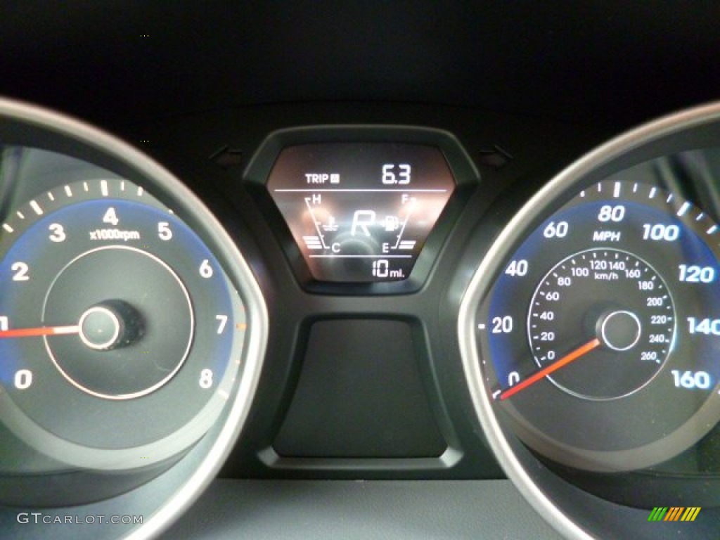 2014 Elantra SE Sedan - Black / Gray photo #20
