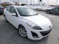 Crystal White Pearl Mica 2010 Mazda MAZDA3 s Grand Touring 4 Door