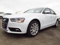 Glacier White Metallic 2014 Audi A4 2.0T Sedan Exterior