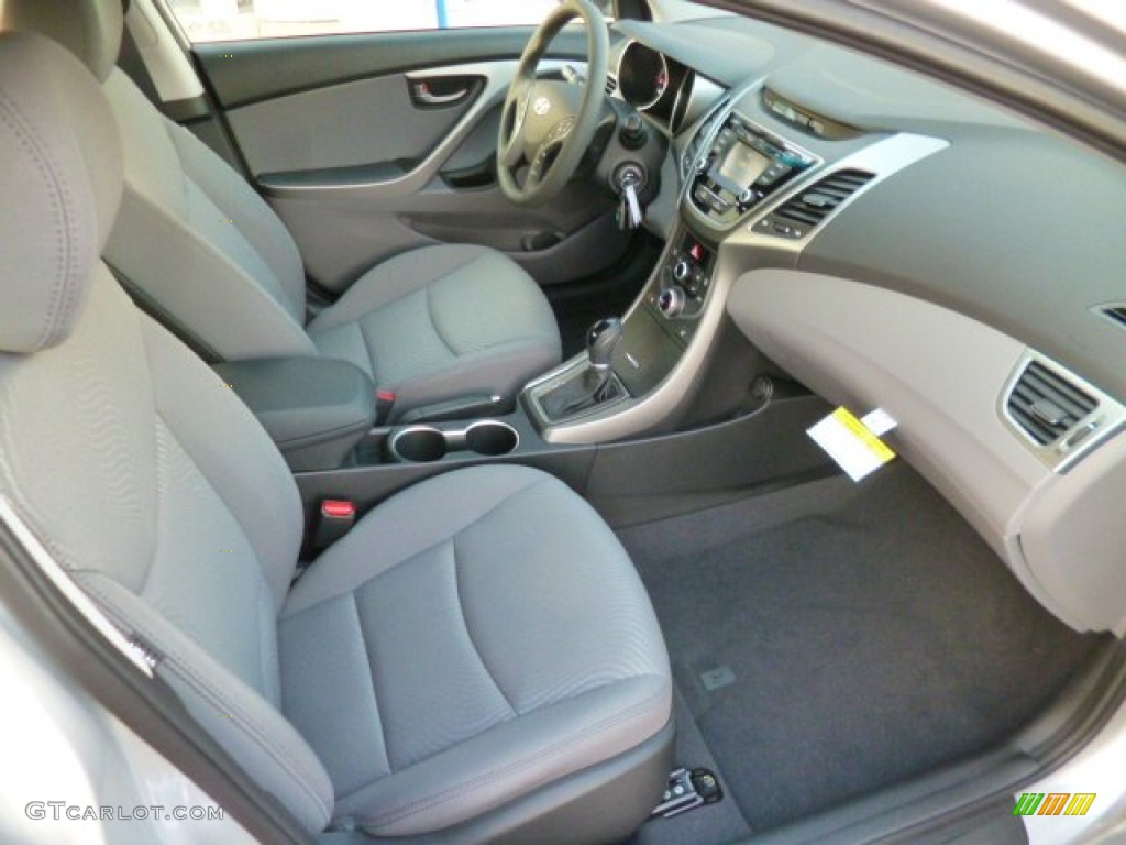 2014 Elantra SE Sedan - Silver / Gray photo #10