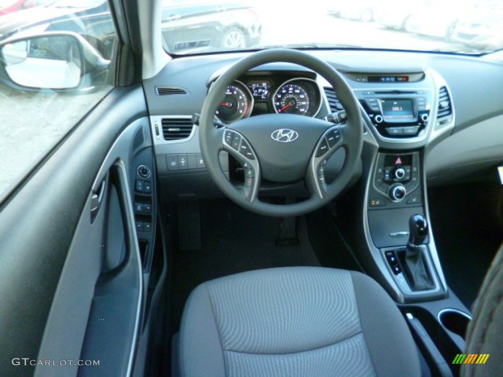 2014 Elantra SE Sedan - Silver / Gray photo #14