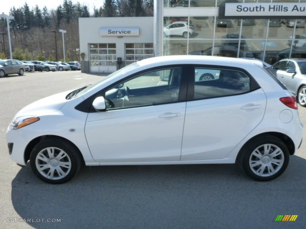 2011 MAZDA2 Sport - Crystal White Pearl / Black photo #2