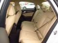 2014 Audi A4 Velvet Beige/Moor Brown Interior Rear Seat Photo