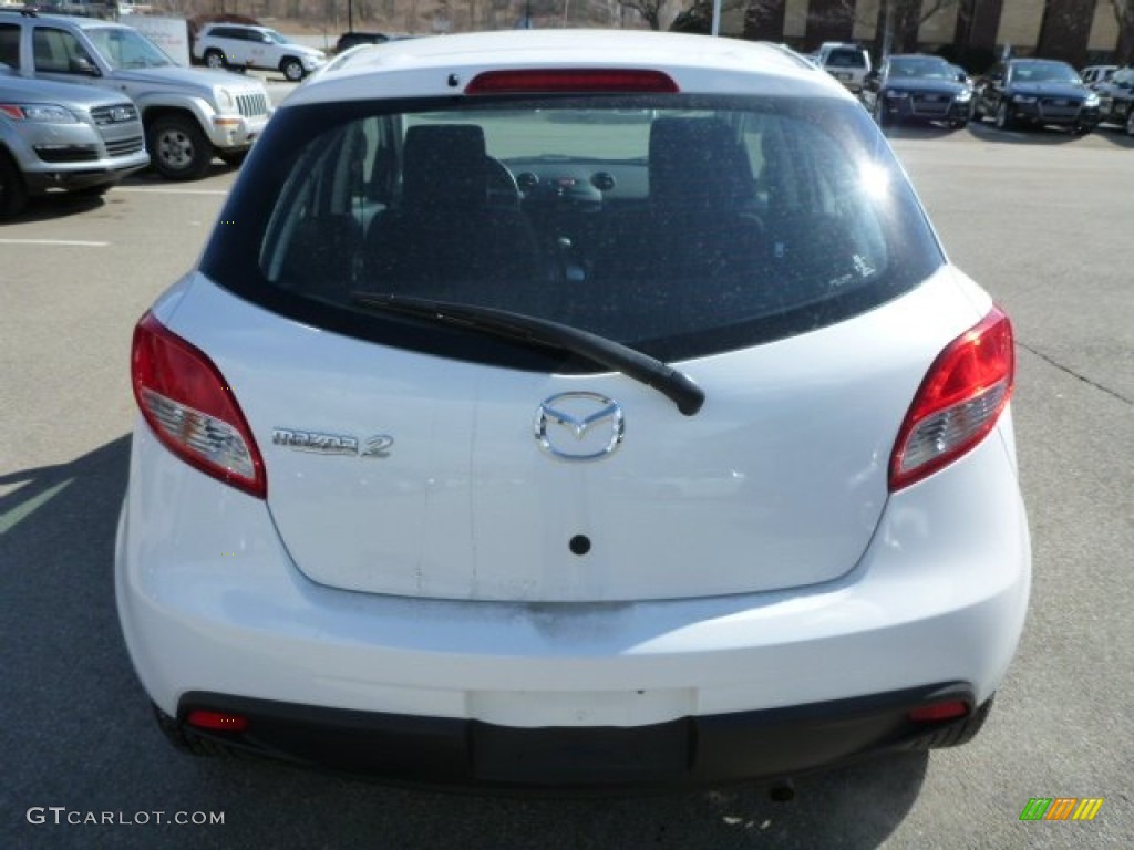 2011 MAZDA2 Sport - Crystal White Pearl / Black photo #4