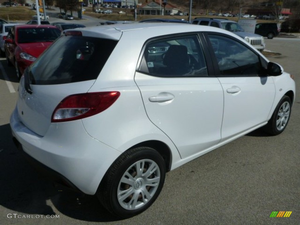 2011 MAZDA2 Sport - Crystal White Pearl / Black photo #5