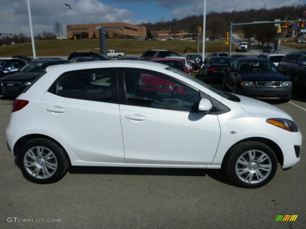 2011 MAZDA2 Sport - Crystal White Pearl / Black photo #6