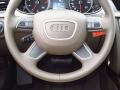 2014 Audi A4 Velvet Beige/Moor Brown Interior Steering Wheel Photo