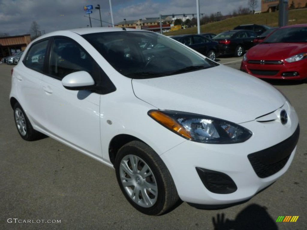 2011 MAZDA2 Sport - Crystal White Pearl / Black photo #9
