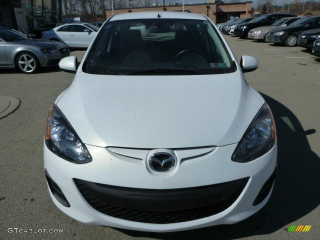 2011 MAZDA2 Sport - Crystal White Pearl / Black photo #10
