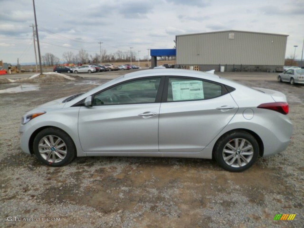 2014 Elantra SE Sedan - Silver / Gray photo #4