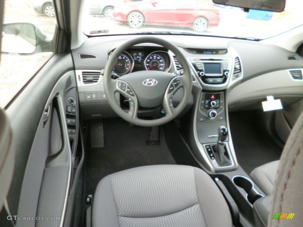 2014 Elantra SE Sedan - Silver / Gray photo #14