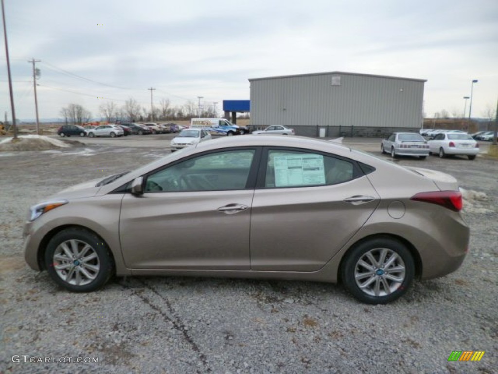 2014 Elantra SE Sedan - Bronze / Beige photo #4