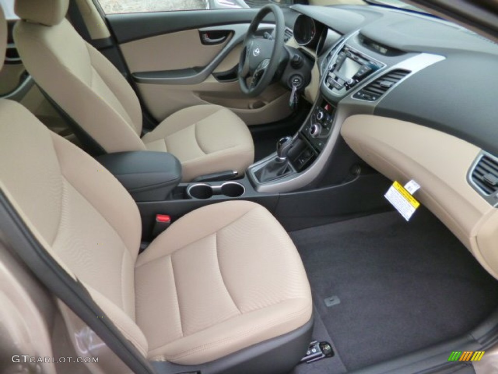 2014 Elantra SE Sedan - Bronze / Beige photo #10