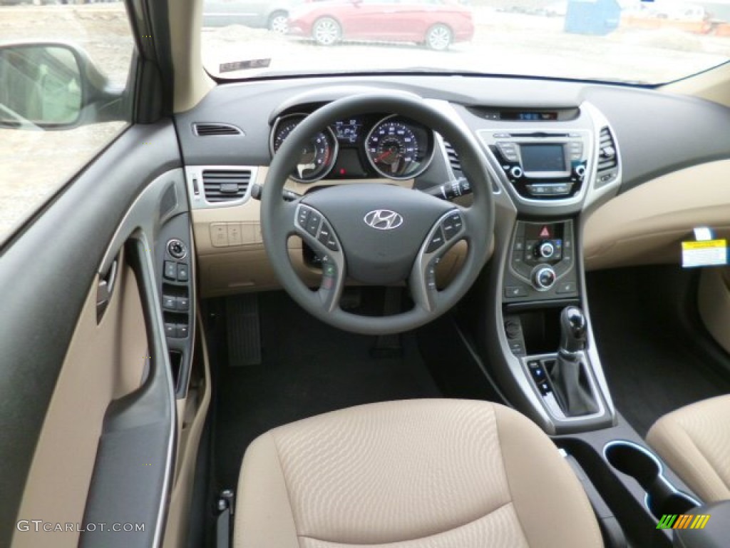 2014 Elantra SE Sedan - Bronze / Beige photo #14