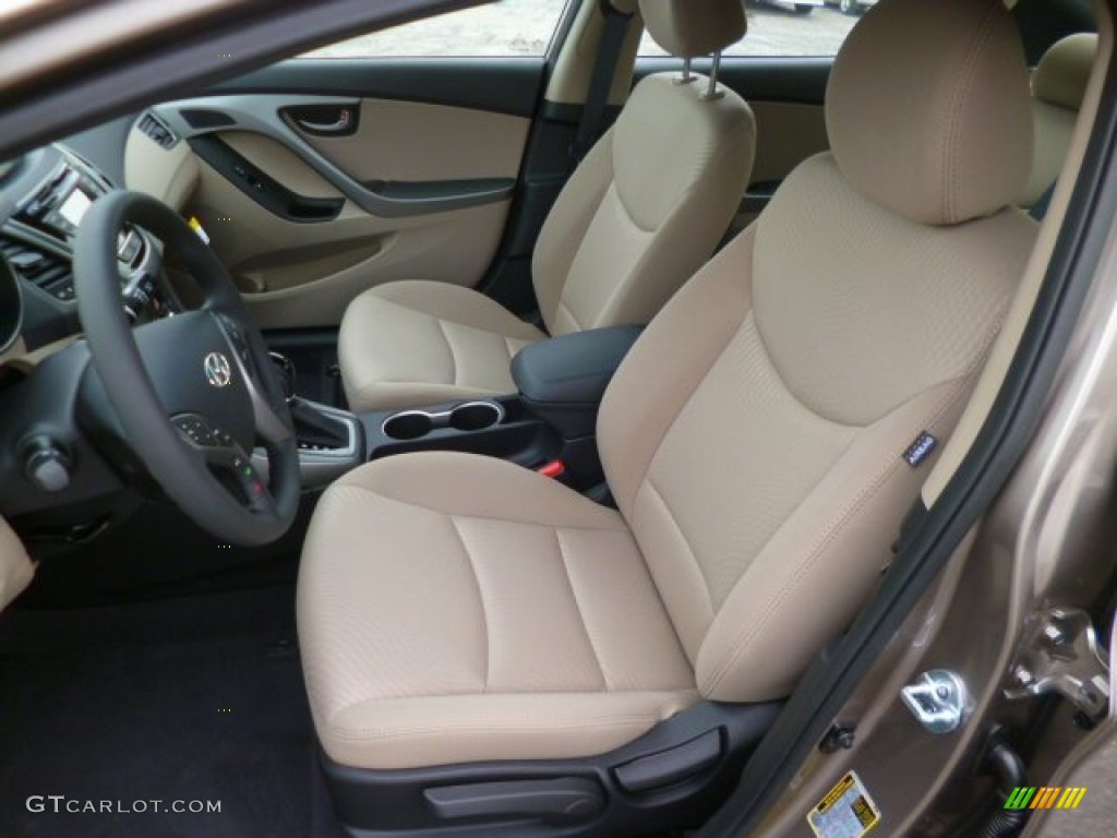 2014 Elantra SE Sedan - Bronze / Beige photo #15
