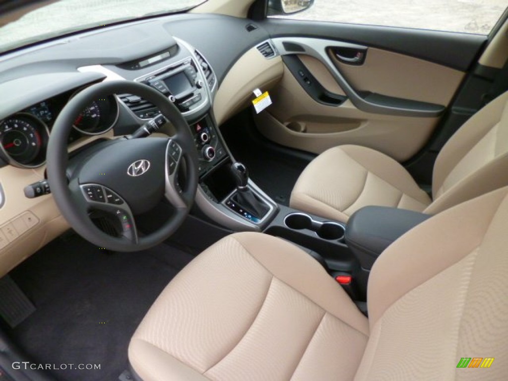 2014 Elantra SE Sedan - Bronze / Beige photo #16