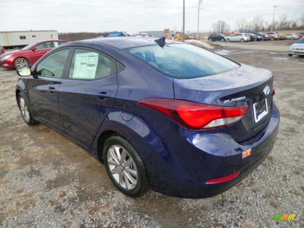 2014 Elantra SE Sedan - Blue / Gray photo #5