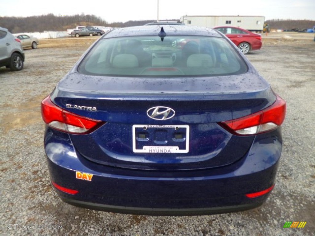 2014 Elantra SE Sedan - Blue / Gray photo #6