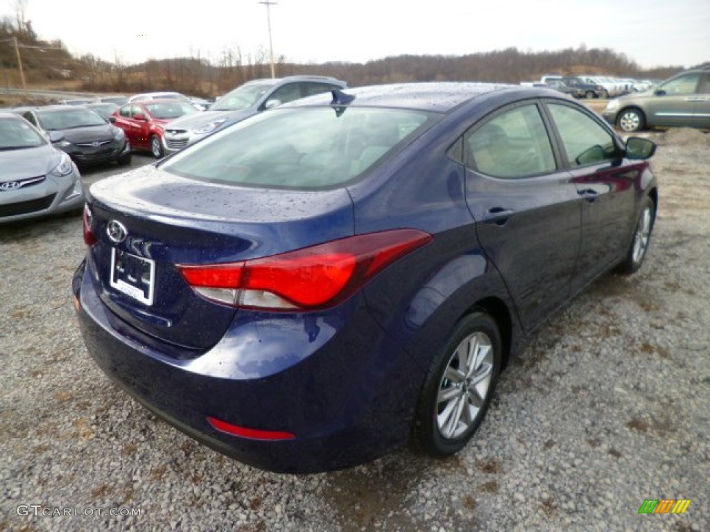 2014 Elantra SE Sedan - Blue / Gray photo #7