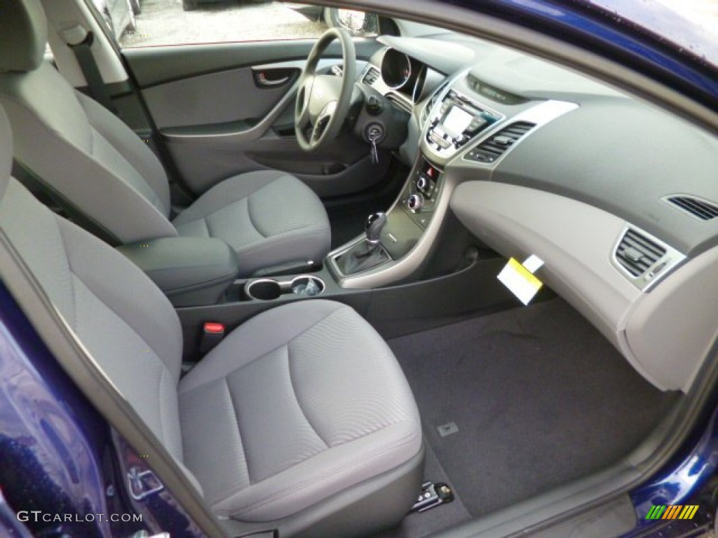 2014 Elantra SE Sedan - Blue / Gray photo #10