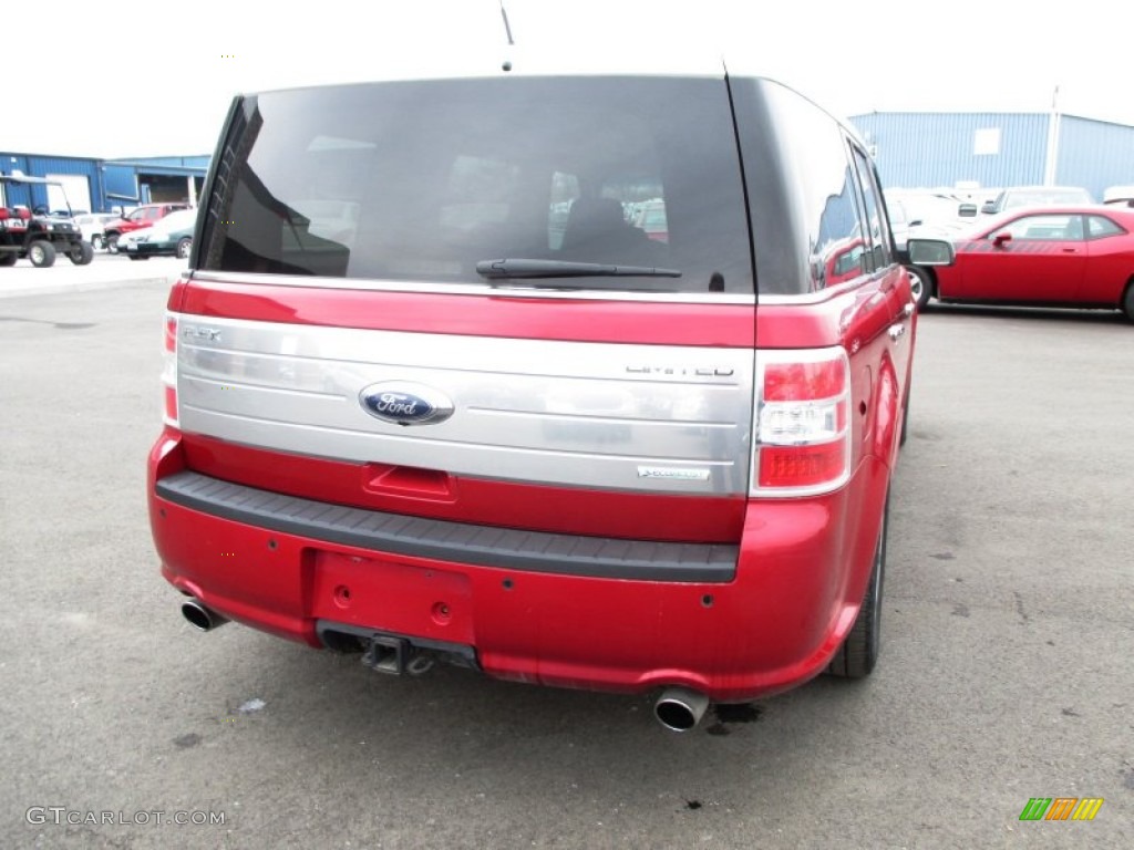 2010 Flex Limited EcoBoost AWD - Red Candy Metallic / Charcoal Black photo #29