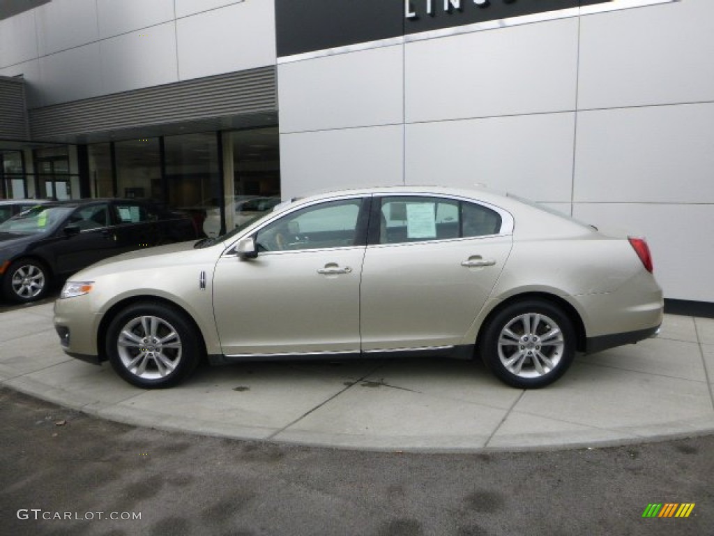 Gold Leaf Metallic 2011 Lincoln MKS FWD Exterior Photo #91055612