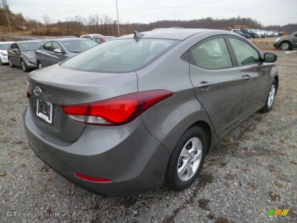 2014 Elantra SE Sedan - Gray / Gray photo #7