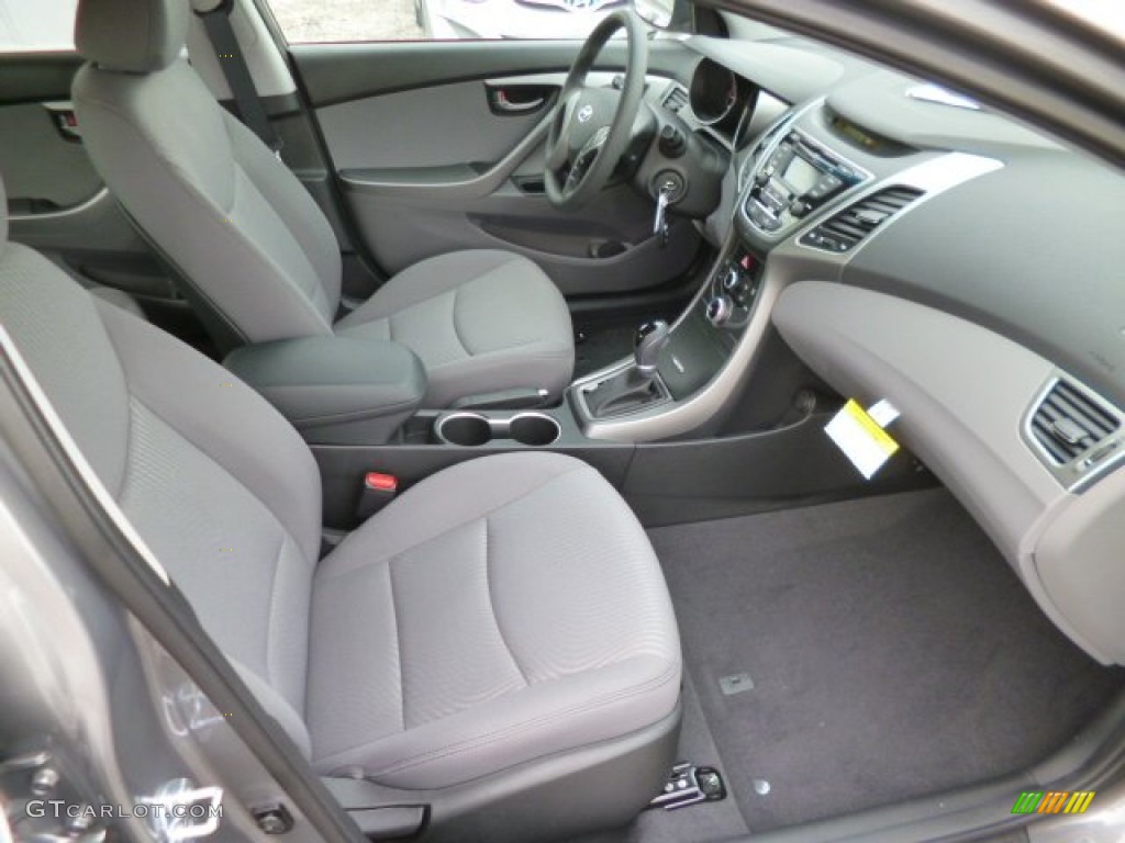 2014 Elantra SE Sedan - Gray / Gray photo #10