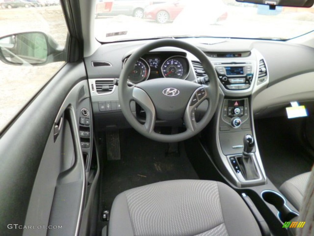 2014 Elantra SE Sedan - Gray / Gray photo #14