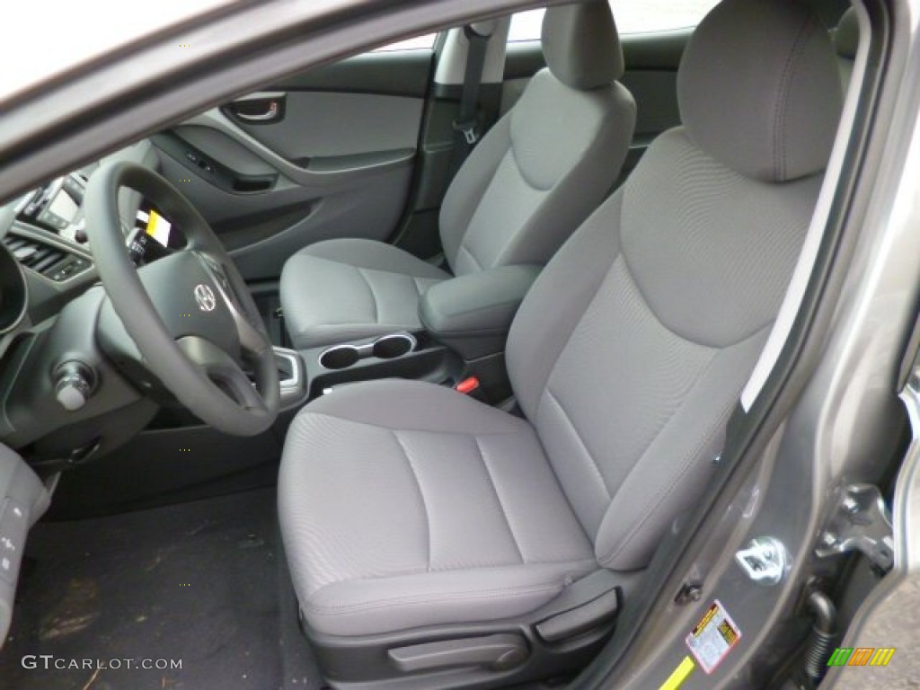 2014 Elantra SE Sedan - Gray / Gray photo #15
