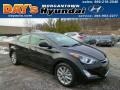 2014 Black Hyundai Elantra SE Sedan  photo #1