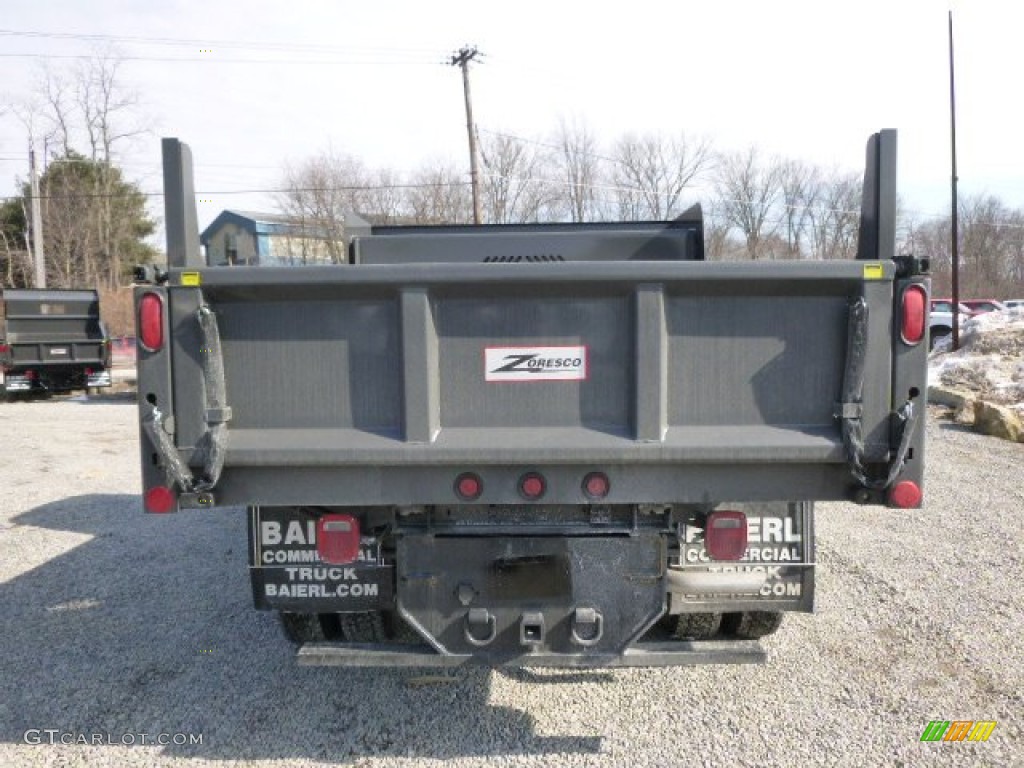 2014 F350 Super Duty XL Regular Cab 4x4 Dump Truck - Oxford White / Steel photo #7