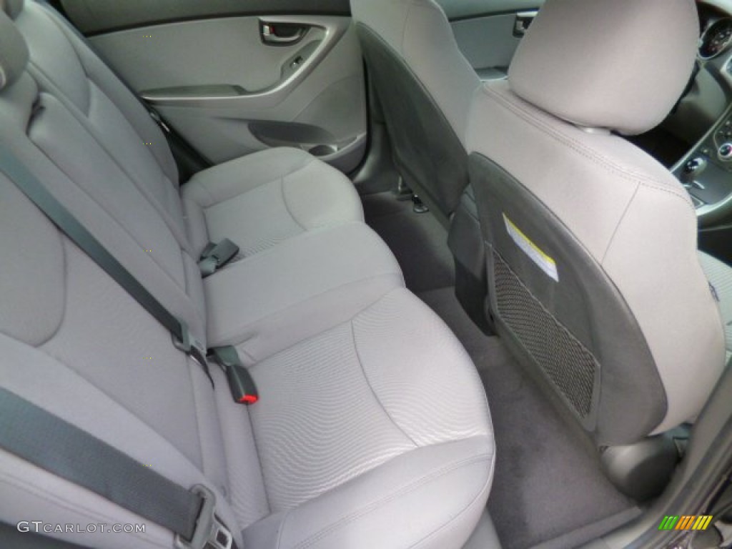 2014 Elantra SE Sedan - Black / Gray photo #12