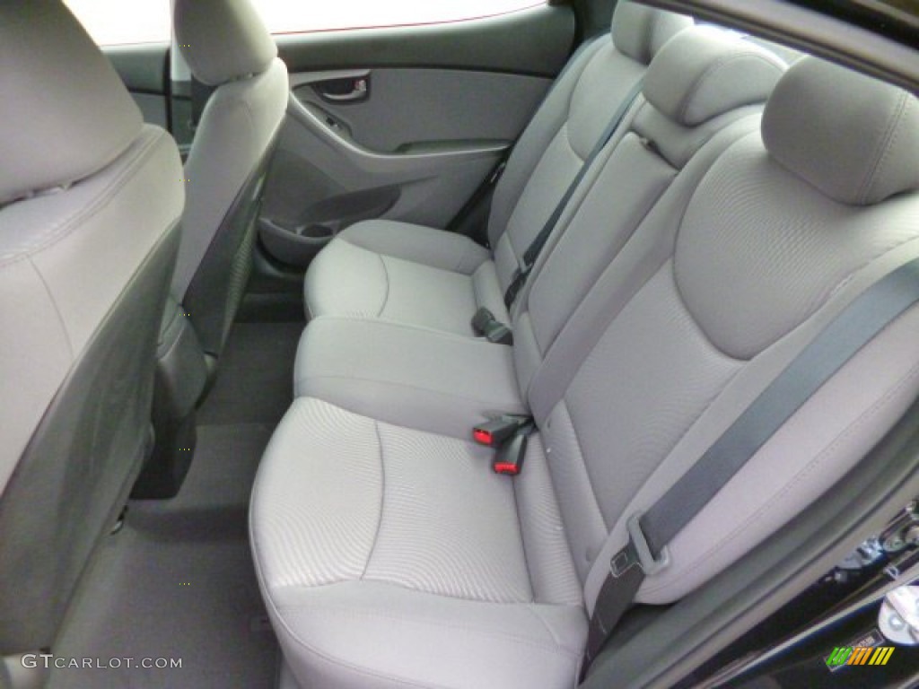2014 Elantra SE Sedan - Black / Gray photo #13