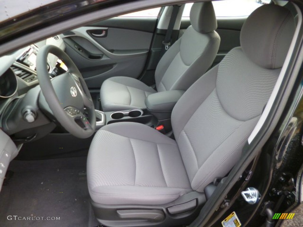 2014 Elantra SE Sedan - Black / Gray photo #15