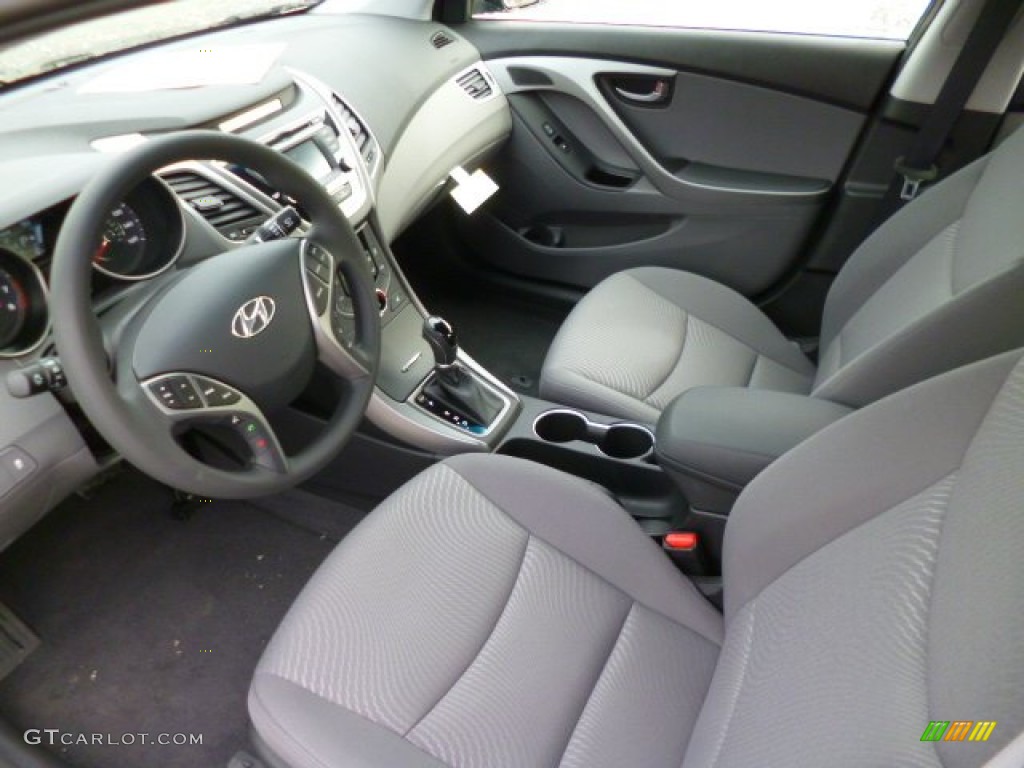 2014 Elantra SE Sedan - Black / Gray photo #16